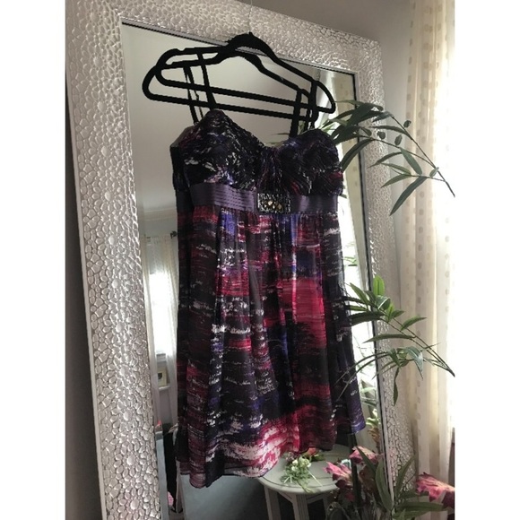 BCBG Max Azria Azaeleacom Cocktail Dress size 10 (fits like 6) - Picture 9 of 12